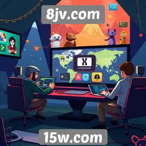 Exploração dos recursos exclusivos de 8jv.com